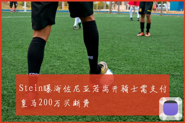 Stein曝海佐尼亚若离开骑士需支付皇马200万买断费